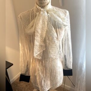 Tory Burch Lace now blouse.